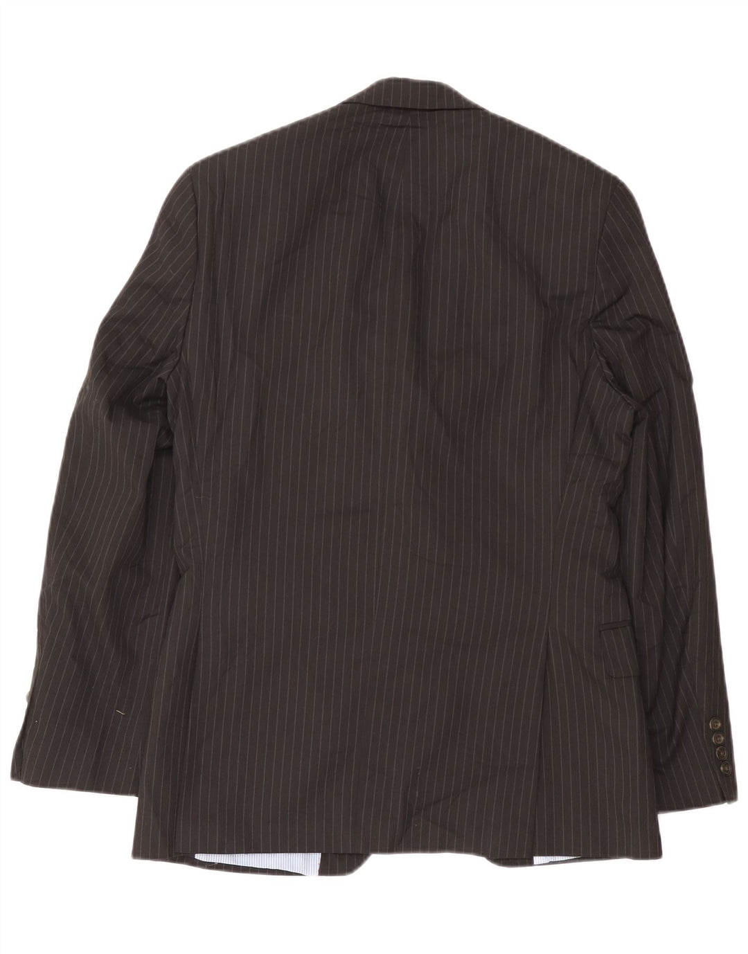 Jachetă blazer slim cu 2 nasturi Chaps pentru bărbați UK 40, mare, neagră, cu dungi