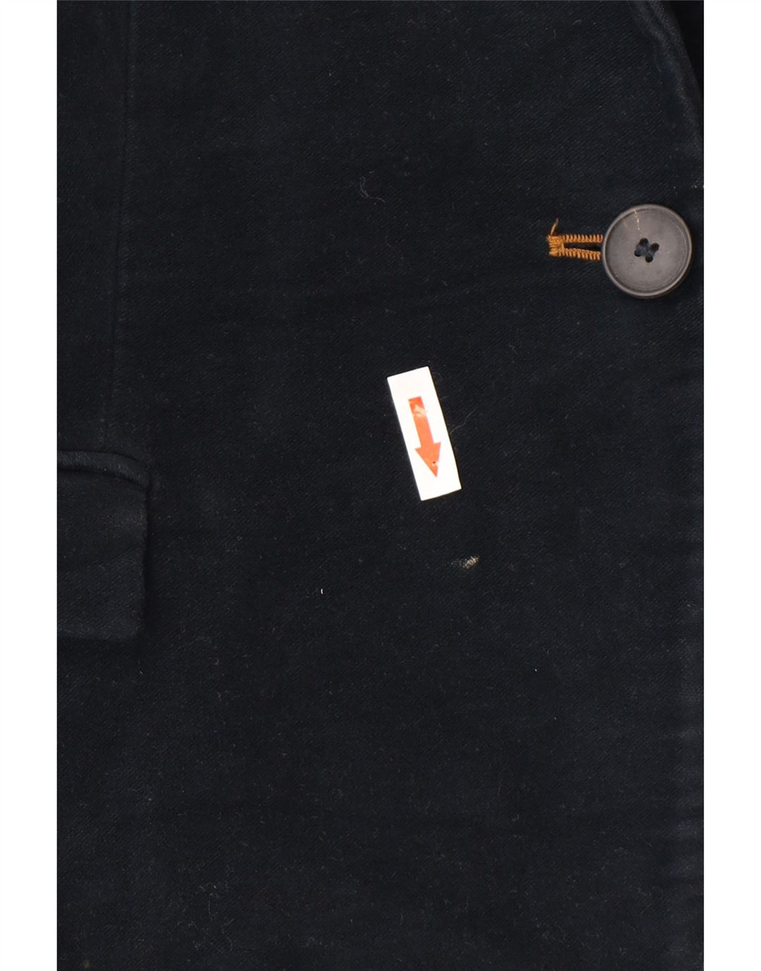 Sacou blazer pentru femei Zara cu 1 nasture UK 12 Mediu Acetat bleumarin