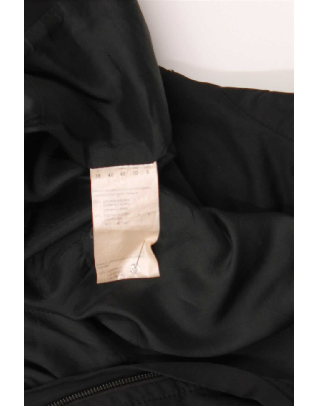 Rochie schimbătoare cu mânecă lungă pentru femei Hugo Boss UK 10 Poliester negru mic