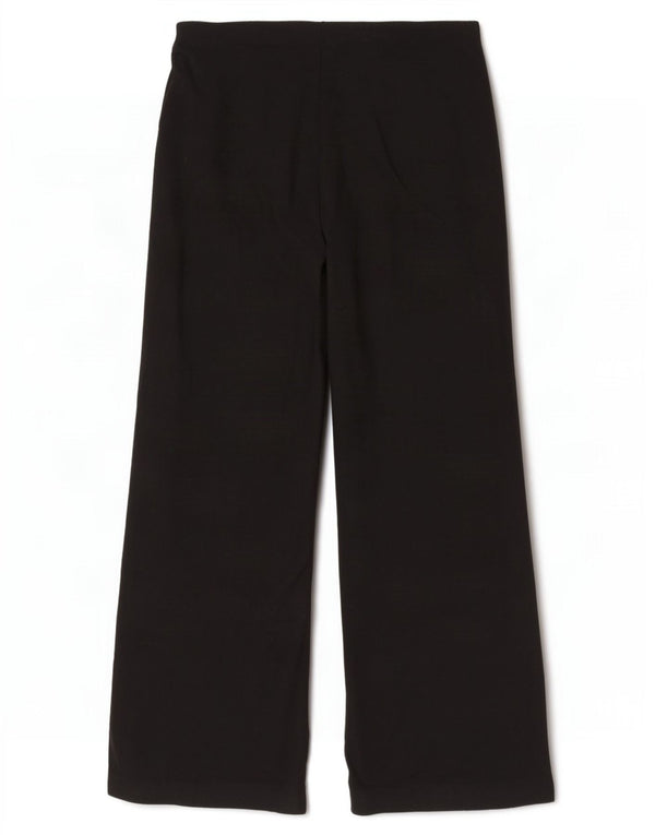 Marks & Spencer Pantaloni casual pentru femei cu picioare largi UK 16 Large W36 L28 Negru