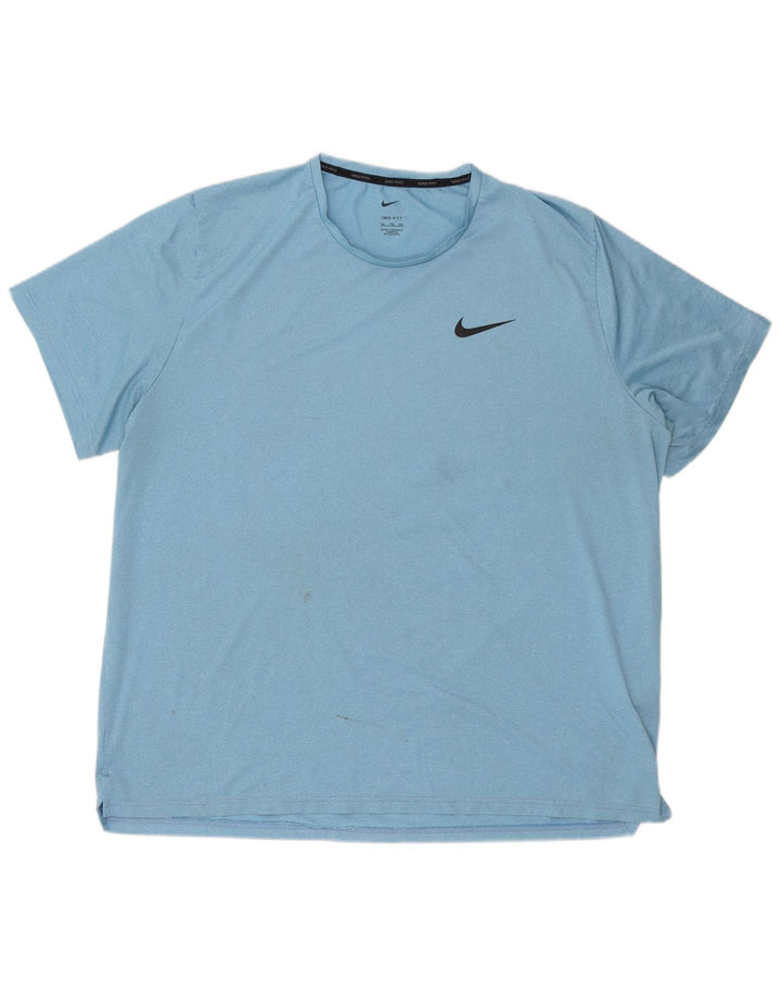 Tricou pentru bărbați Nike Dri Fit Top 2XL, poliester albastru
