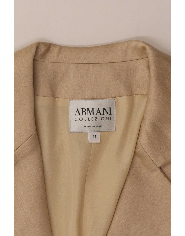Jachetă Blazer pentru Damă Armani Collezioni 1 Buton IT 44 Bej Mediu