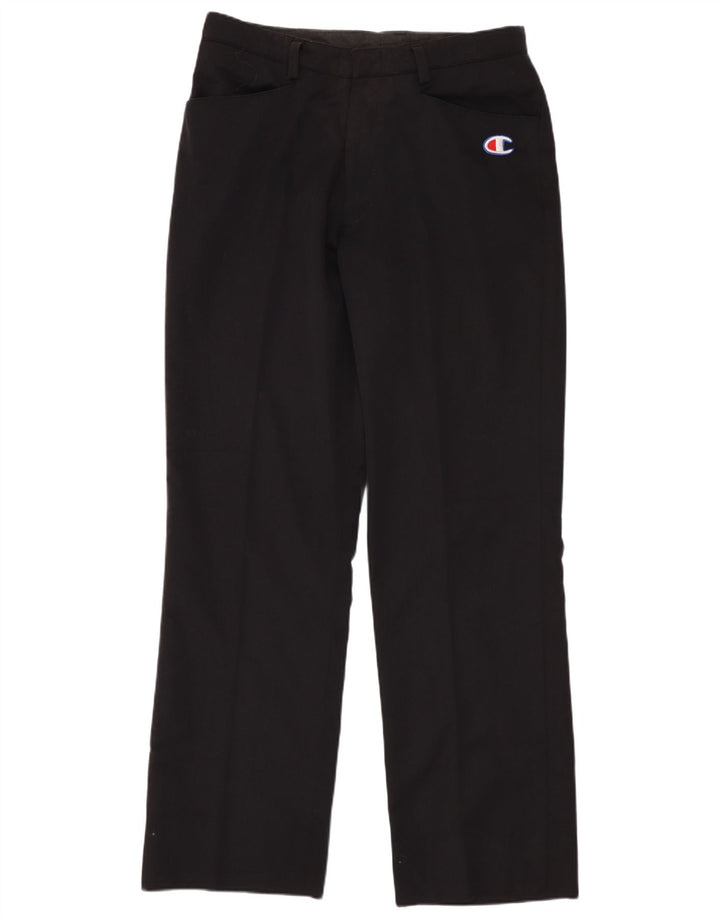 Pantaloni casual drepti pentru bărbați Champion Medium W32 L29 Poliester negru