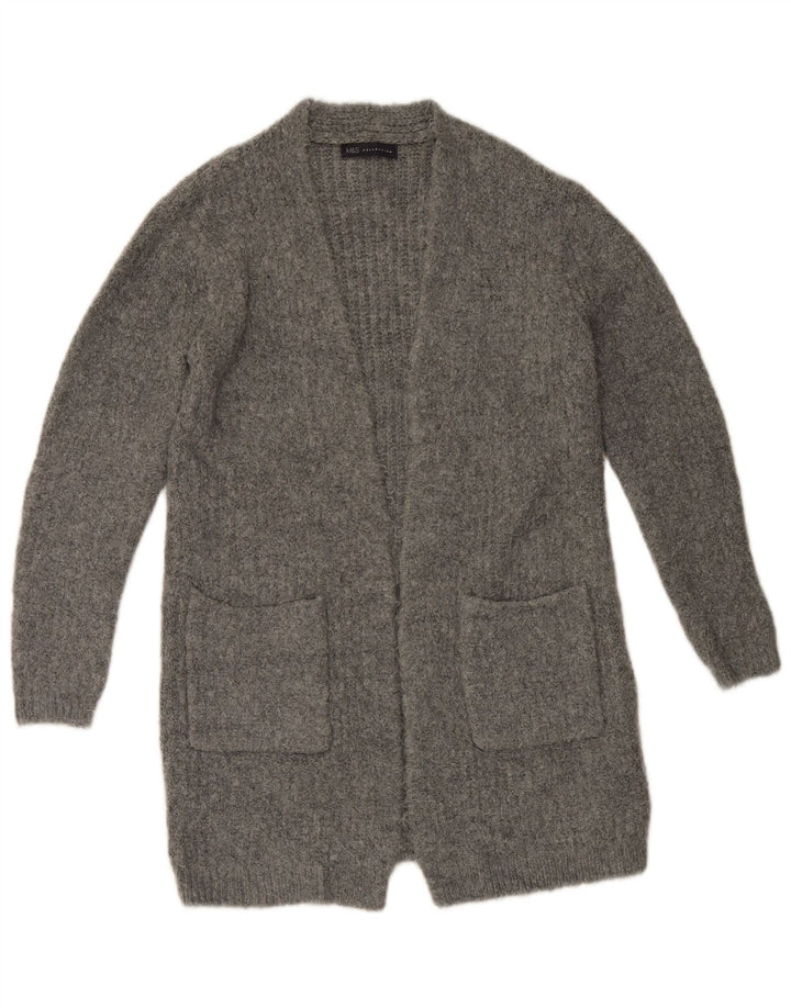 Pulover cardigan deschis pentru femei Marks & Spencer UK 10 mic gri