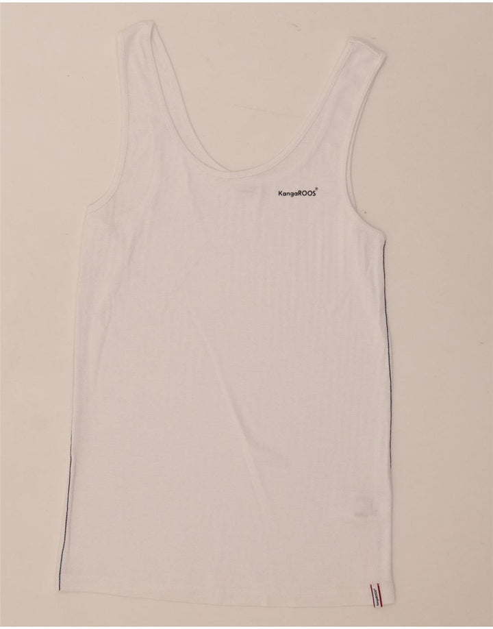 Vestă pentru femei Kangaroos UK 14/16, mare, alb, bumbac