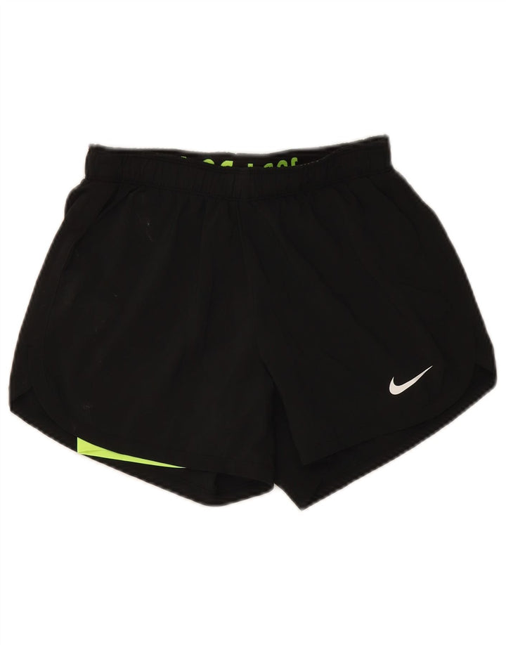 Pantaloni scurți sport Nike Dri Fit pentru femei UK 8 Small Black