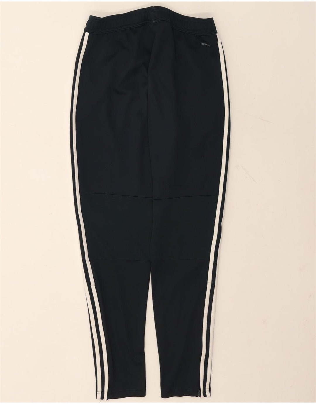 Pantaloni de trening Adidas Real Madrid pentru bărbați, poliester negru mic