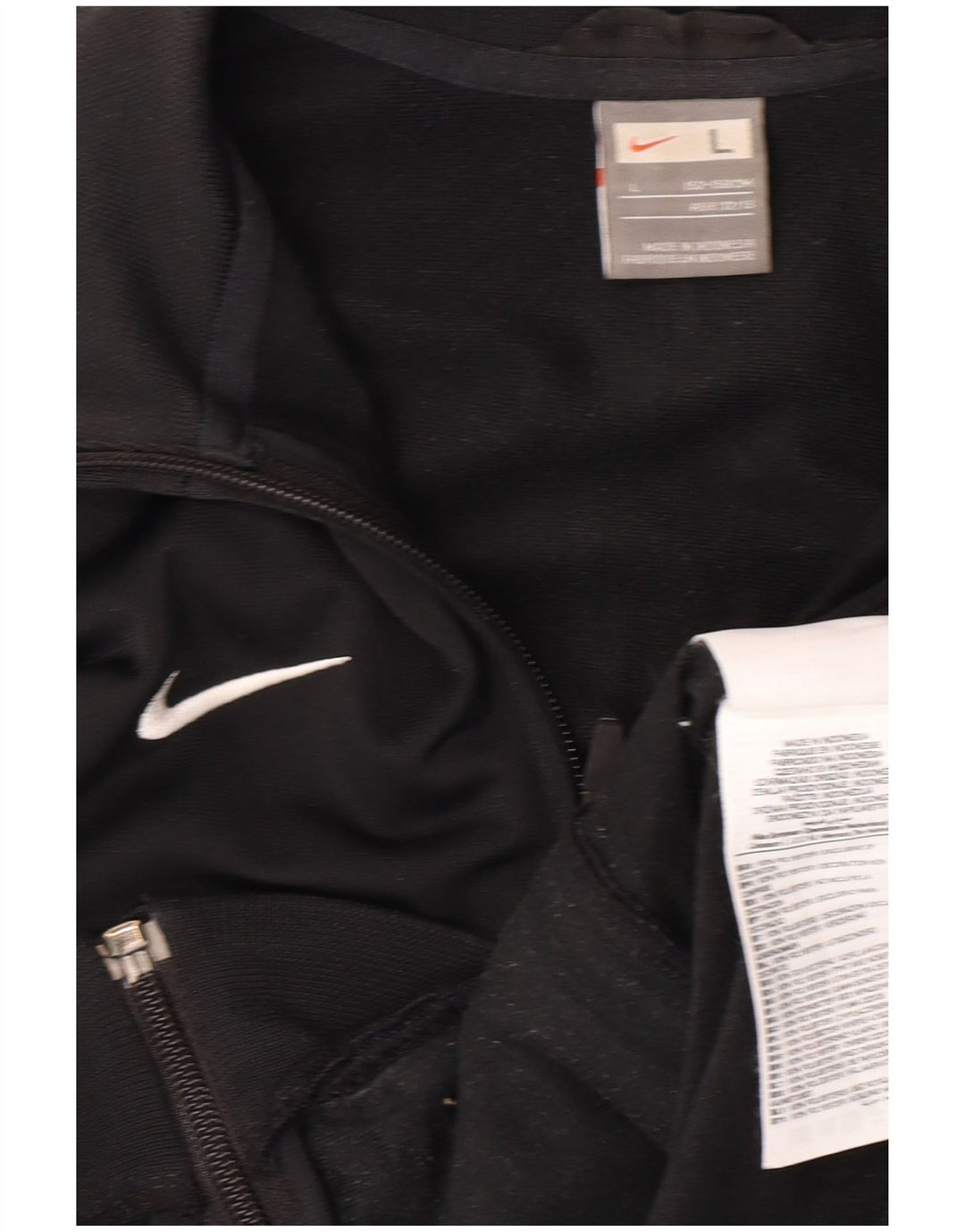 Jachetă de trening NIKE Inter Milan pentru băieți 12-13 ani, poliester negru