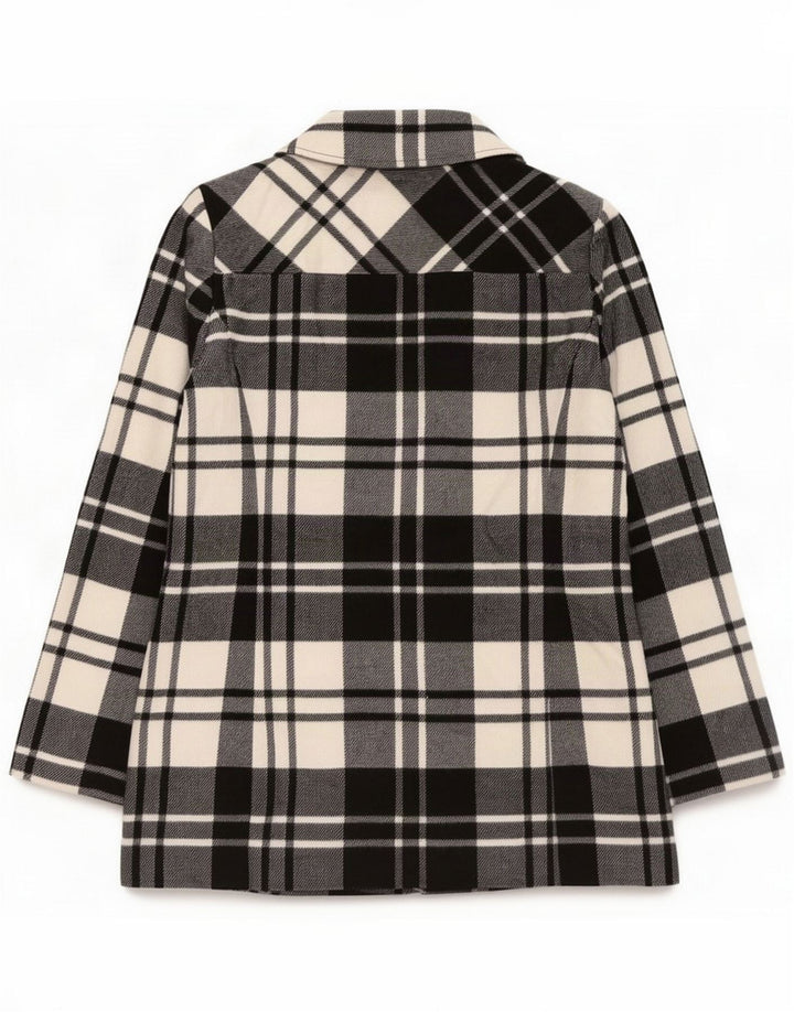 Marks & Spencer Palton pentru femei UK 12 Medium Black Check