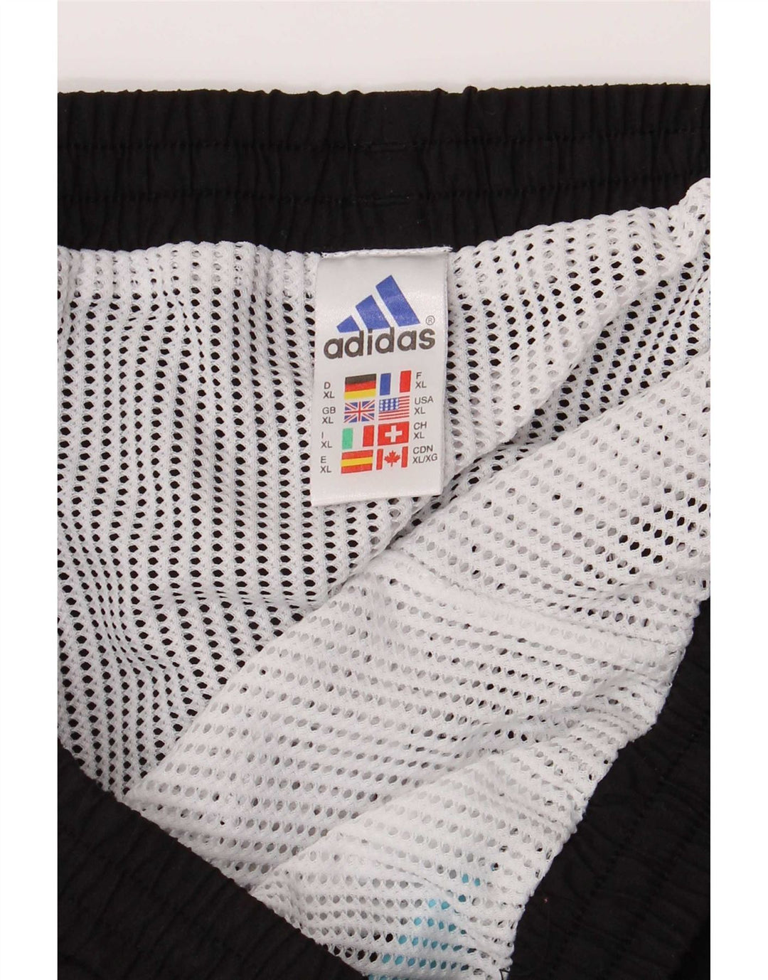 Pantaloni scurți de înot Adidas pentru bărbați XL, negru, poliester color bloc