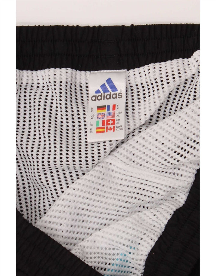 Pantaloni scurți de înot Adidas pentru bărbați XL, negru, poliester color bloc