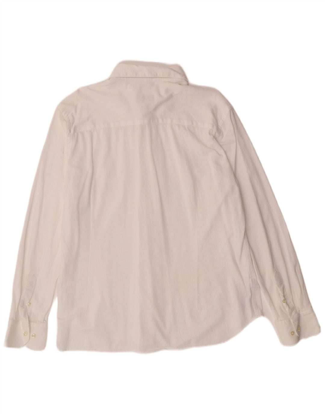 Cămașă Massimo Dutti pentru bărbați, bumbac alb 2XL