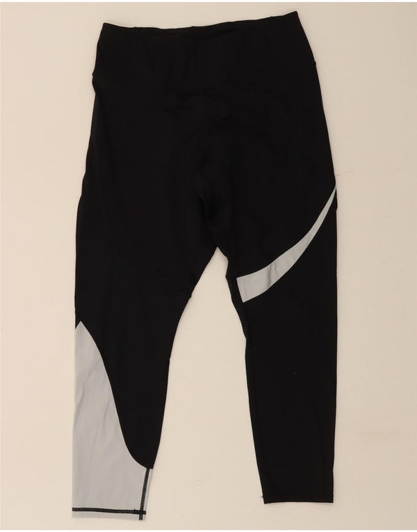 Leggings crop pentru femei Puma UK 18 XL negru colorblock