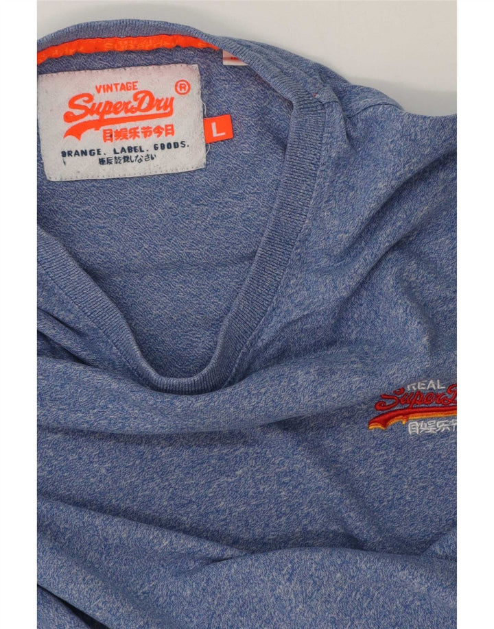 Tricou Superdry Bărbați Top Large Blue Flecked