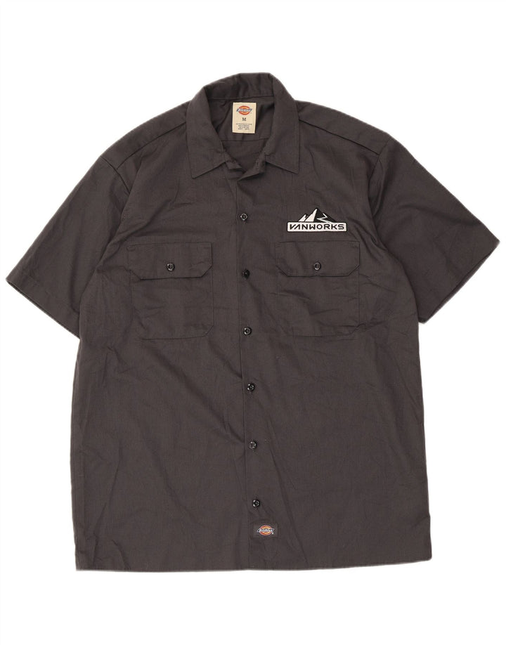 Cămașă cu mânecă scurtă pentru bărbați Dickies, gri mediu, poliester