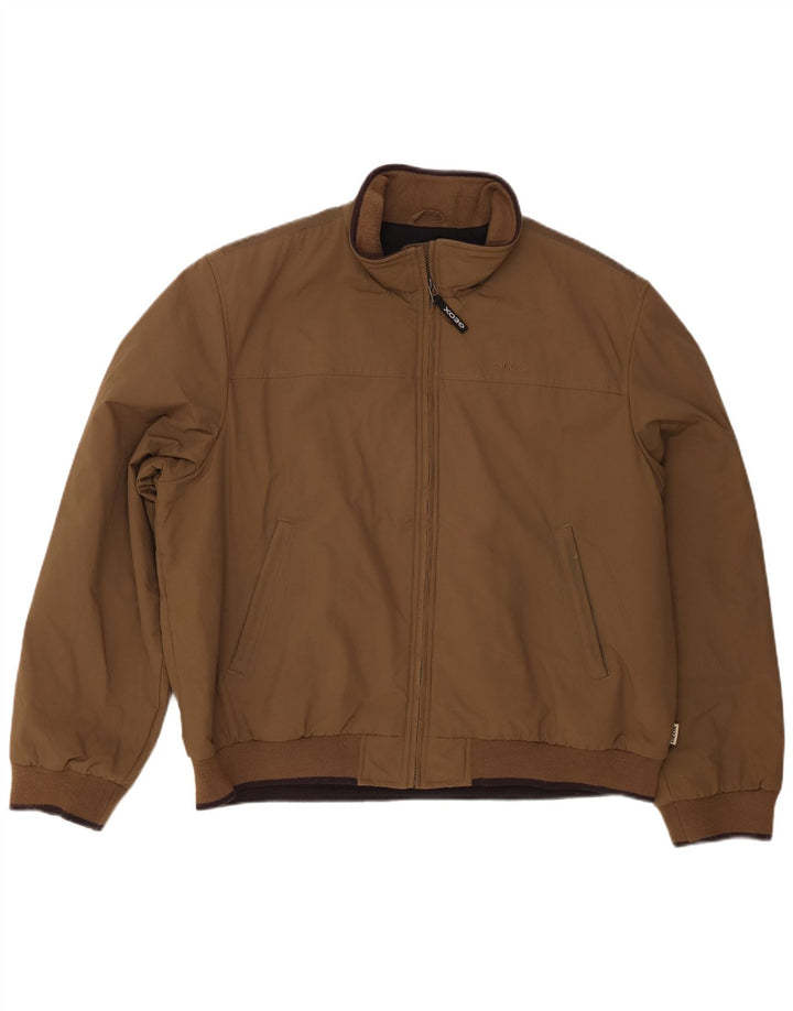Geacă Bomber pentru bărbați Geox Respira UK 48 4XL Maro Nylon