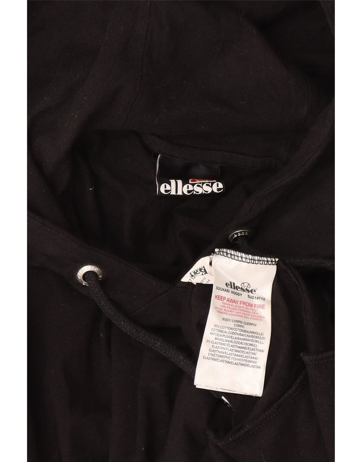 Pulover pentru bărbați Ellesse, bumbac mediu negru