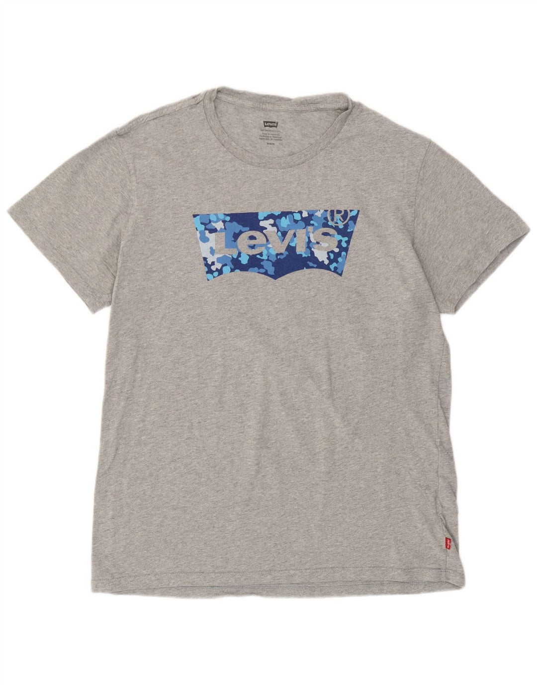 Tricou grafic pentru bărbați Levi's Top din bumbac gri mediu