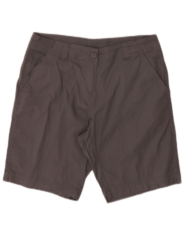 Mountain Warehouse Pantaloni scurti chino pentru femei UK 14 Large W34 Grey Bumbac