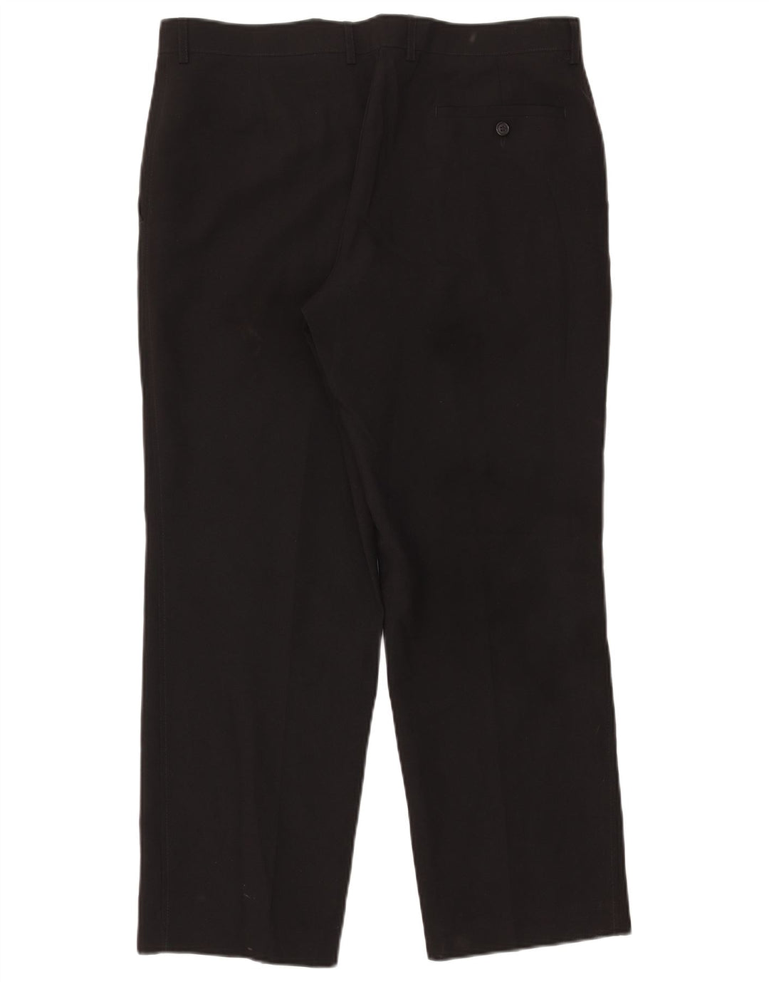 Pantaloni chino drepți pentru bărbați Marks & Spencer L36 L29 Poliester negru