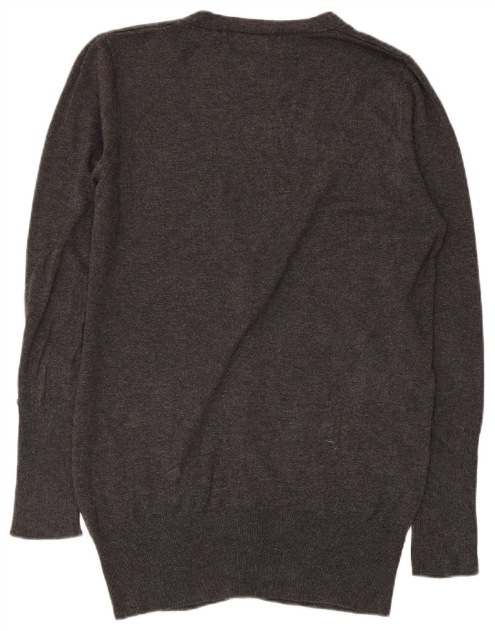 Pulover cardigan pentru femei Zara UK 14 mare, gri, raion