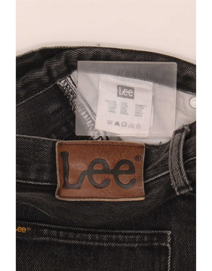 Blugi Lee Brooklyn Straight pentru bărbați W36 L34, bumbac negru