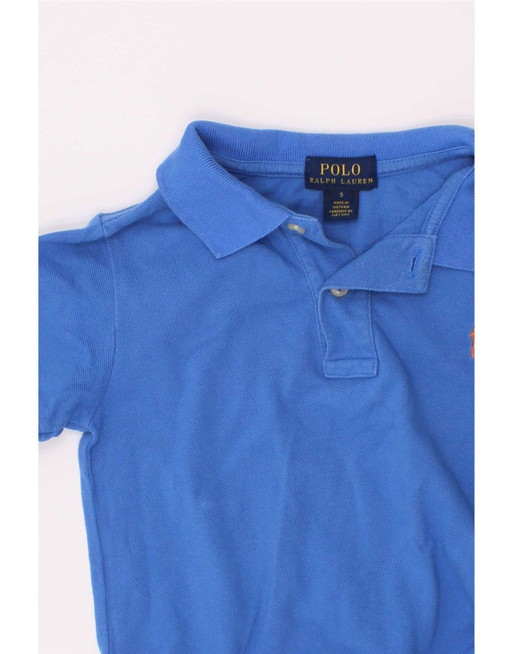 Cămașă Polo Ralph Lauren băieți 4-5 ani albastru