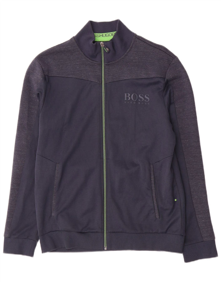Jachetă de trening Hugo Boss pentru femei, cu croială normală, UK 16, mare, bleumarin