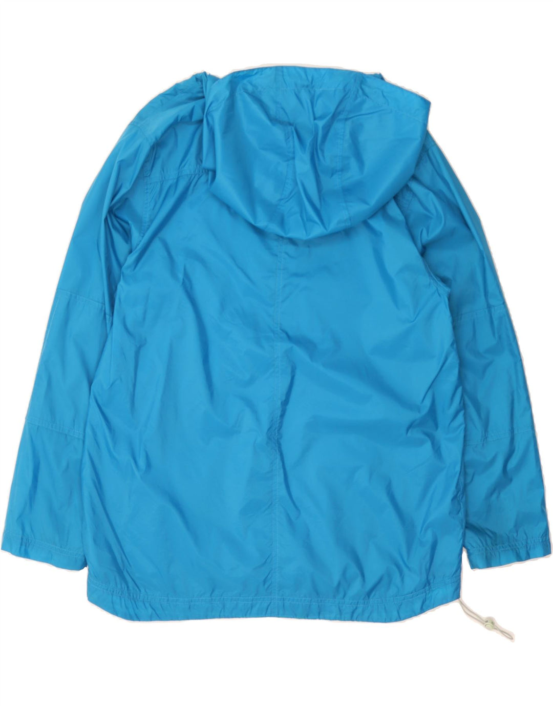 NIKE Womens Hooded Racer Jacket US 8/10 Medium Blue Polyamide Vintage Nike and Second-Hand Nike from Messina Hembry 