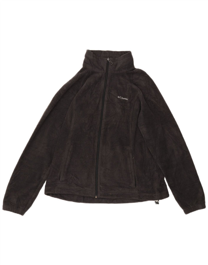 Jachetă fleece Columbia pentru femei UK 18 XL poliester negru