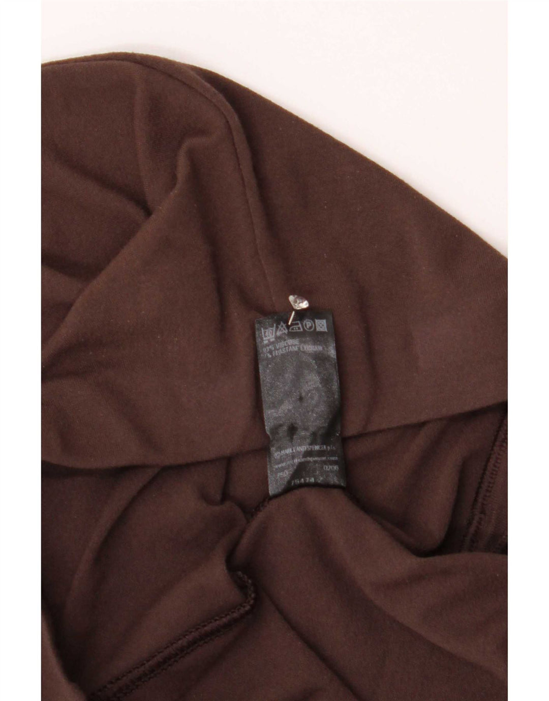Leggings Flare pentru femei Marks & Spencer UK 12 Medium Brown Viscose