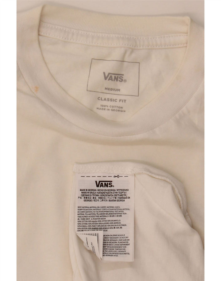 Tricou VANS Classic Fit pentru bărbați Top mediu alb