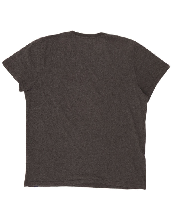 SUPERDRY tricou grafic pentru bărbați Top 3XL bumbac gri