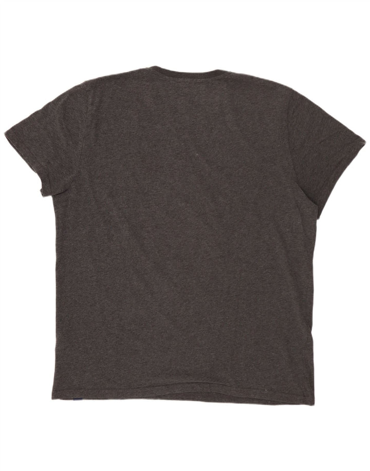 SUPERDRY tricou grafic pentru bărbați Top 3XL bumbac gri