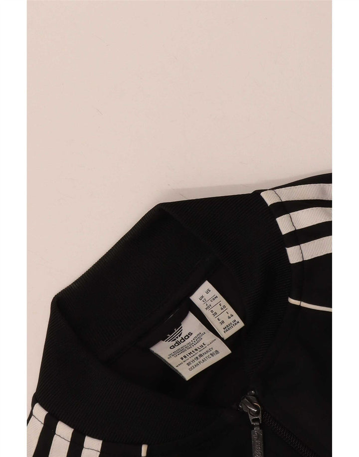 Jachetă de top pentru trening Adidas Prime Blue pentru femei UK 12 Medium Black