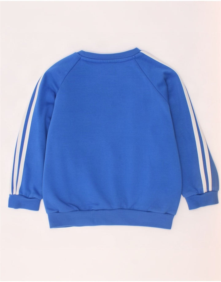 Adidas Băieți Pulover Grafic Pulover 2-3 Ani Bumbac Albastru