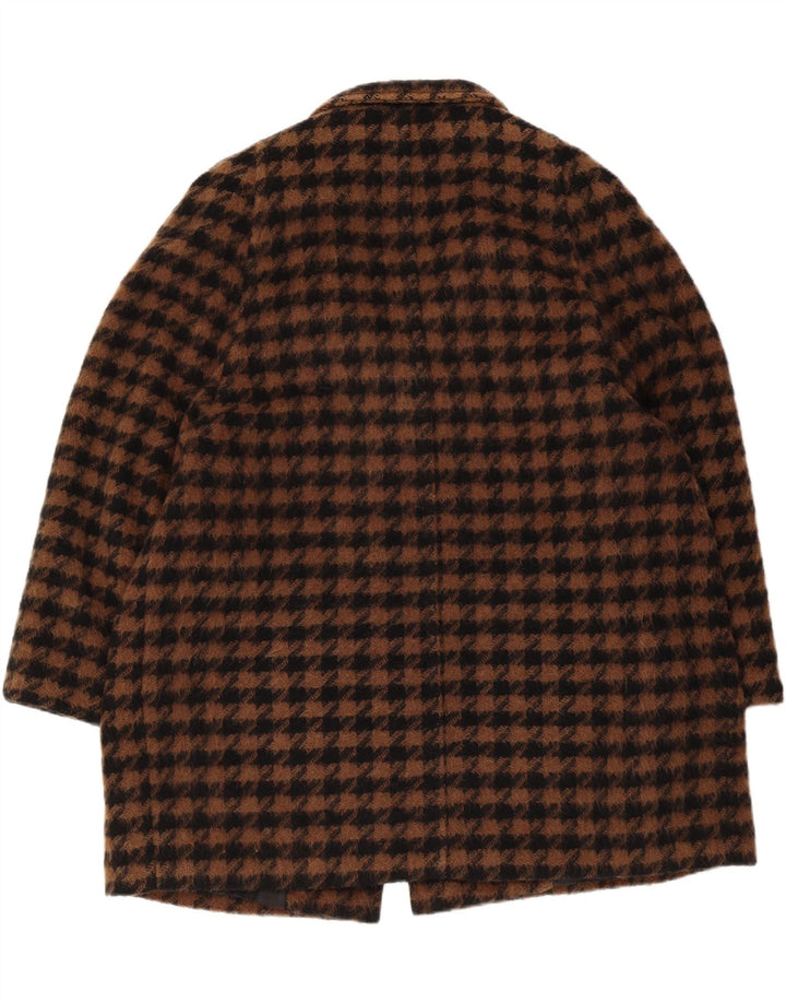 ELENA MIRO Palton supradimensionat pentru femei IT 43 Maro Mediu Houndstooth Retro