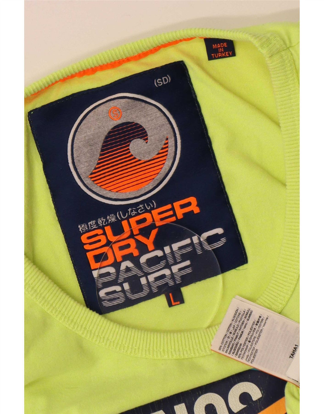Vestă grafică Superdry pentru bărbați, mare, verde, bumbac