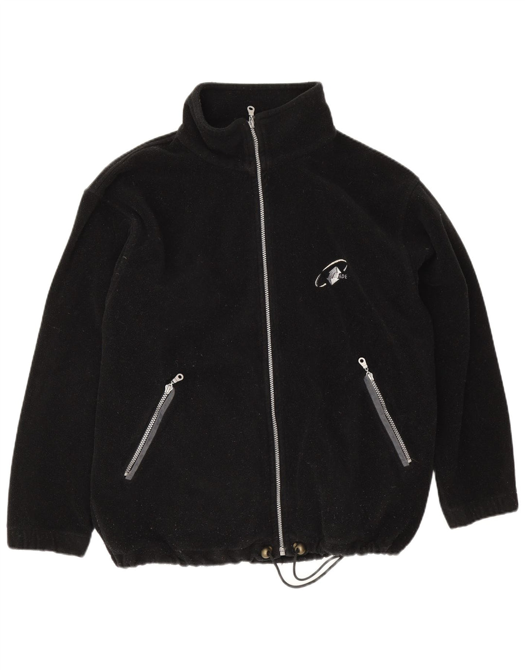 Jachetă vintage pentru bărbați din lână UK 42 XL negru