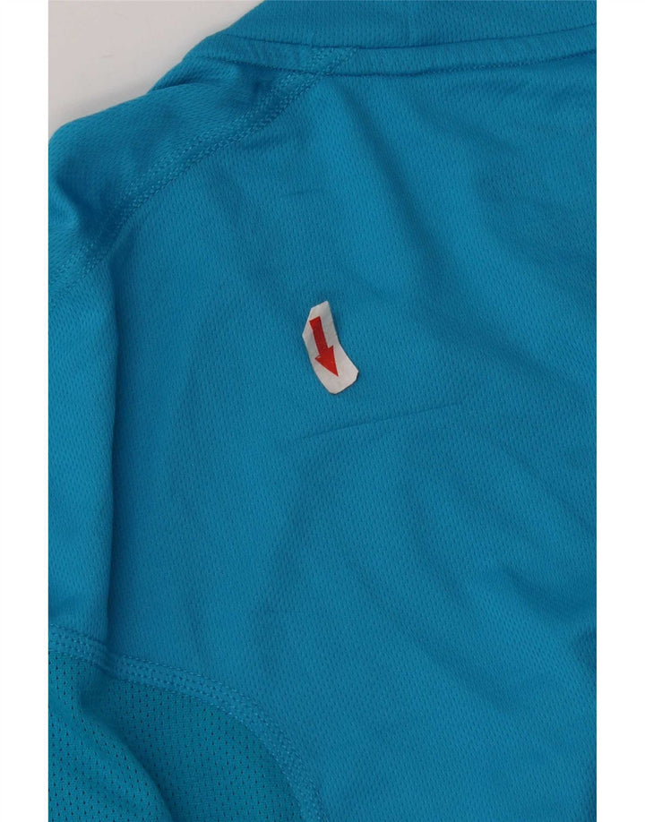 Tricou grafic Nike Dri Fit pentru bărbați Top XL, albastru, poliester de camuflaj