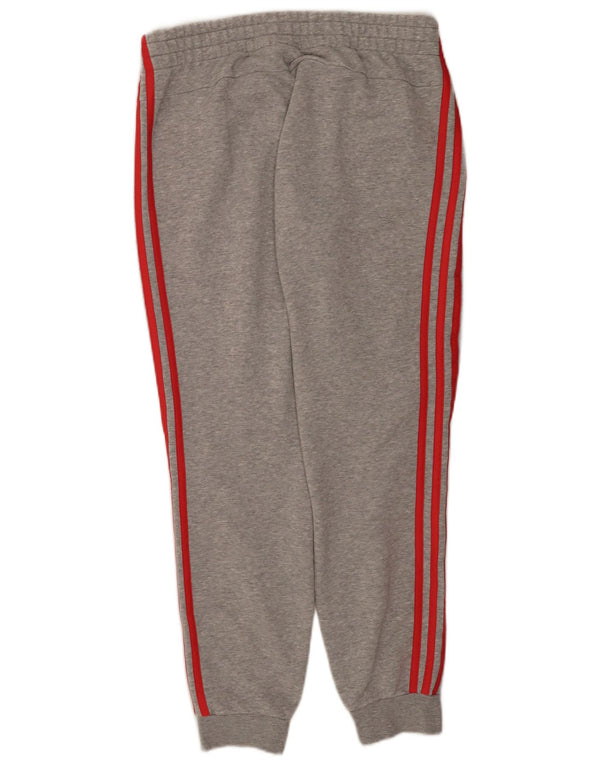 Pantaloni de trening Adidas pentru femei Joggeri UK 12/14 Bumbac gri mediu