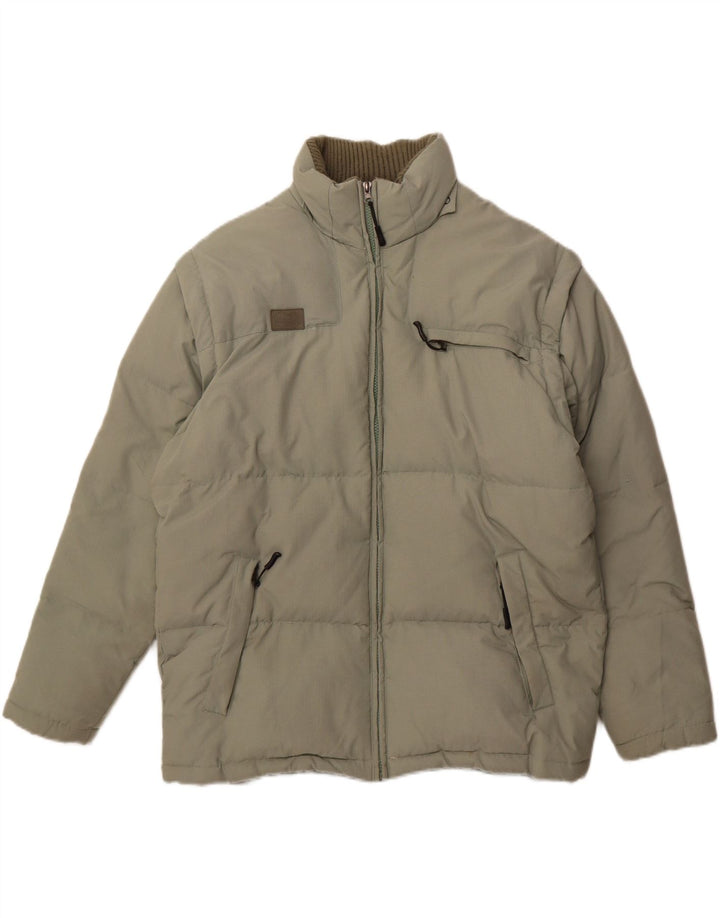 Jachetă căptușită pentru bărbați FILA UK 40 Poliamidă verde mare