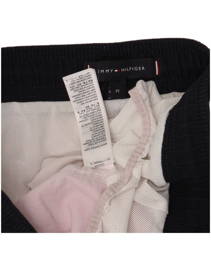 Pantaloni scurți de înot Tommy Hilfiger pentru bărbați, alb mediu, nailon color bloc