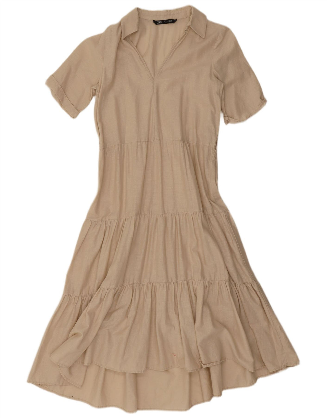 Rochie A-Line pentru femei Zara UK 10 Mic Bej