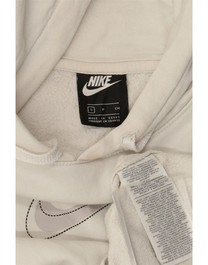 Pulover Nike Grafic pentru bărbați, bumbac mic, alb