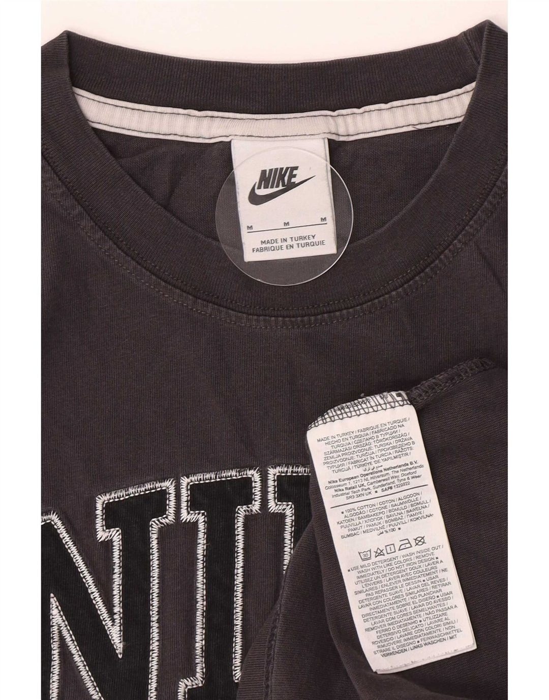 Tricou grafic Nike pentru bărbați Top, gri mediu, bumbac color bloc