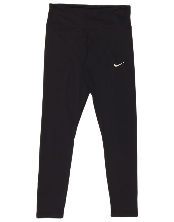 Leggings pentru femei Nike UK 12 Poliester mediu negru