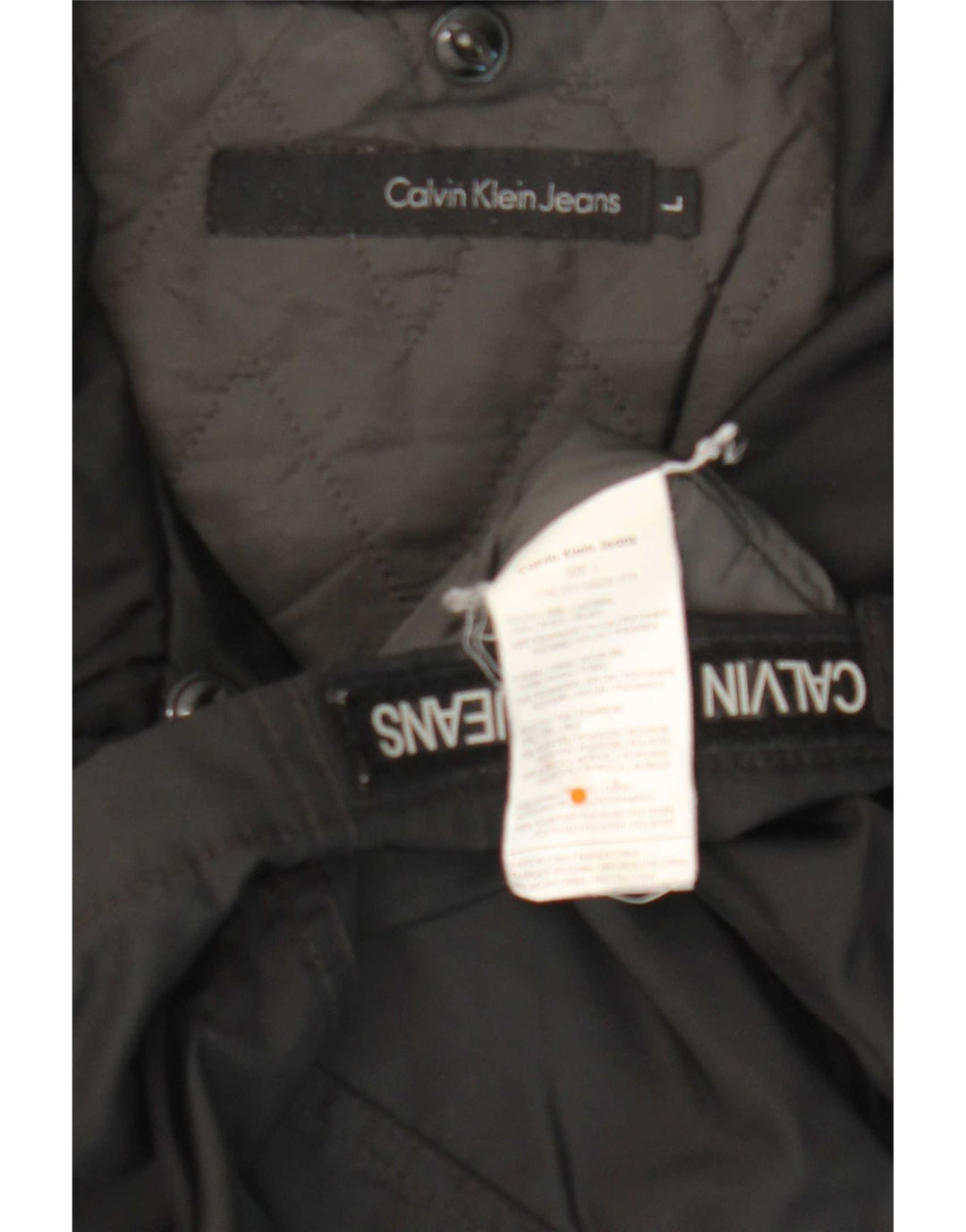 Jachetă pentru bărbați Calvin Klein Jeans, UK 40, mare, neagră, poliamidă