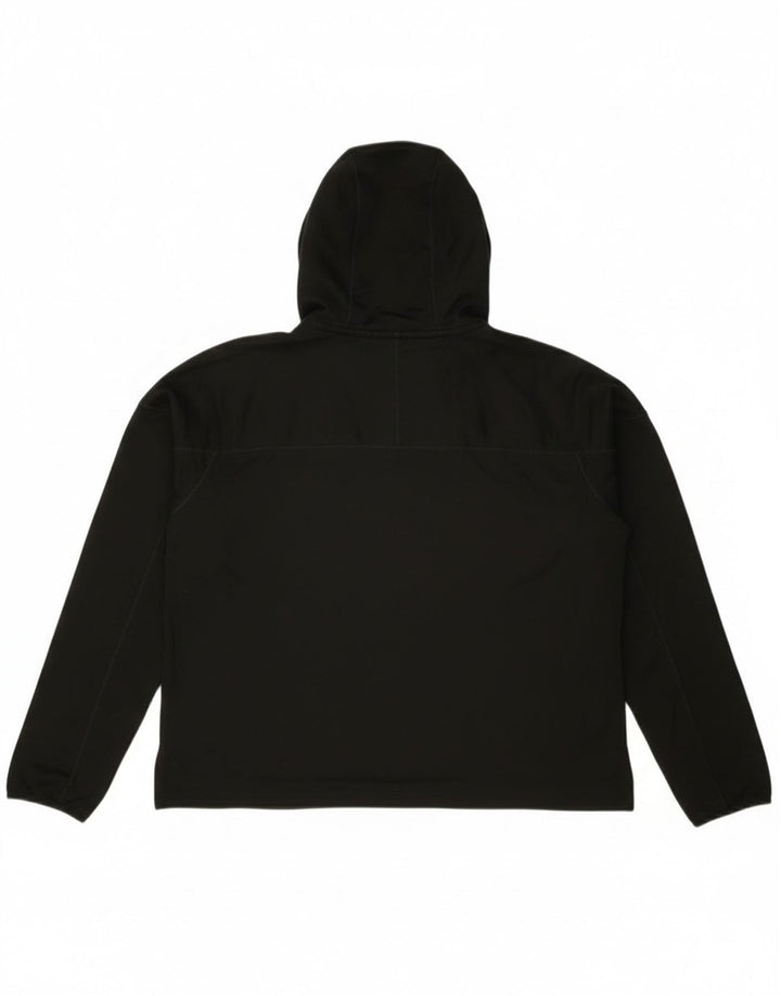 Jumper Nike Running Crop Graphic pentru femei UK 14 Poliester mediu negru