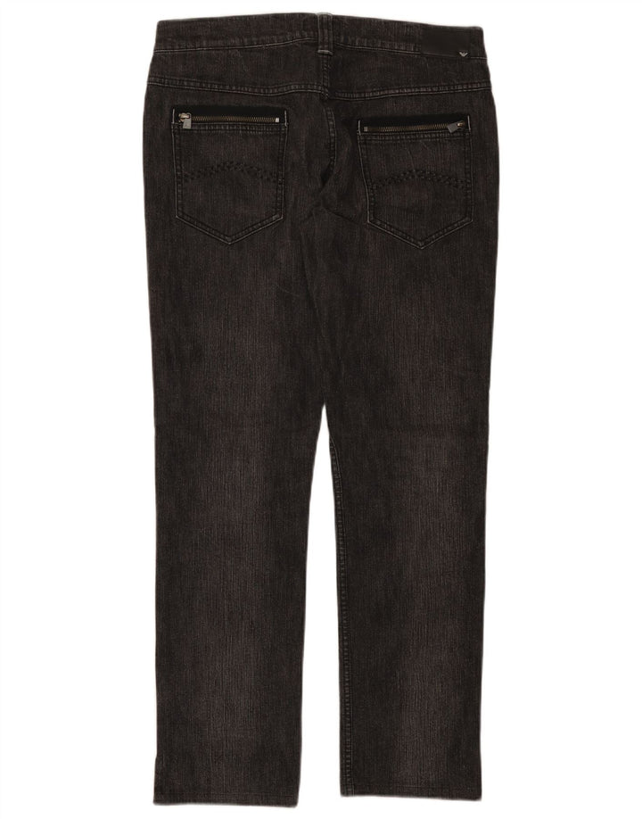 Blugi drepti pentru femei Armani W29 L28 gri